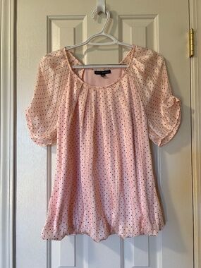 Sara Michelle Size Medium Blush Pink Top NWOT